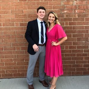 Pink Lulu’s Midi Dress